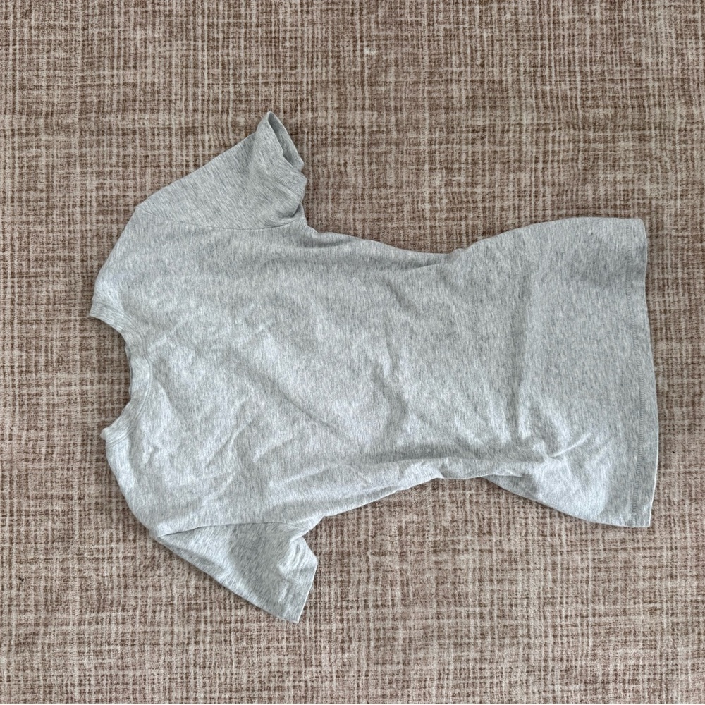 Skims Gray Short Sleeve T-Shirt